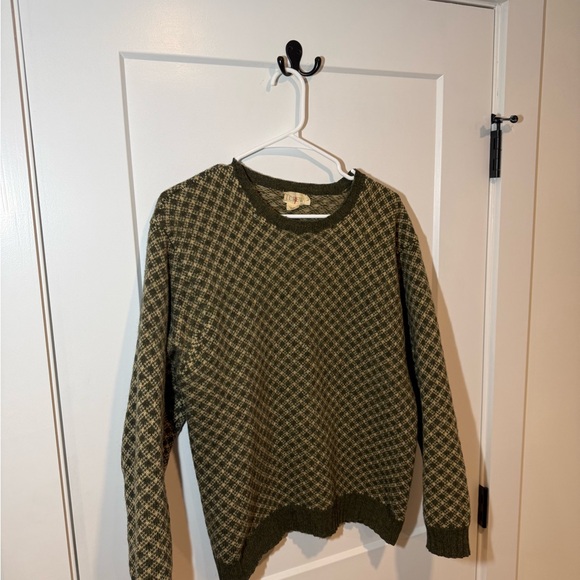 Vintage J Crew Birdseye 100% Wool Sweater. Casual, Preppy, Pullover Crewneck. M - Picture 4 of 10
